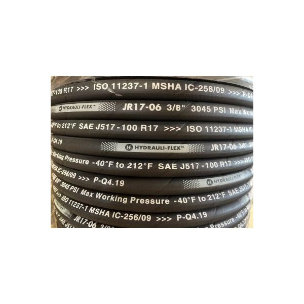 Hydrauli-Flex 3/8" SAE 100-R17 SN 2-WIRE MSHA HYDRAULIC HOSE328' COIL JR17-06-COIL - main